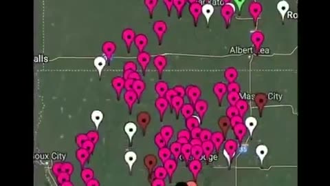 Someone attempted to map all the American Food Processing that have been destroyed...