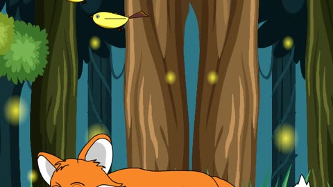 Fox animation 2d cartoon