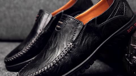 MEN'S SHOES made of genuine leather