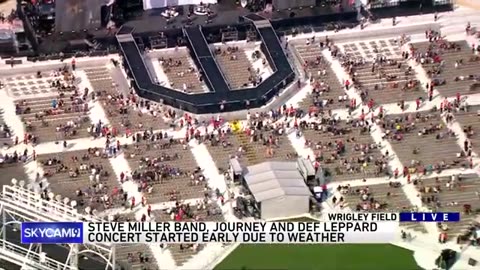 Monday concert at Wrigley Field begins early due to severe weather threats | WGN News