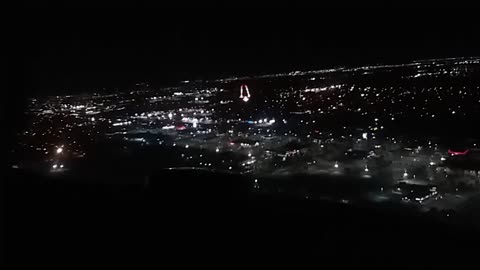 Night landing in McAllen