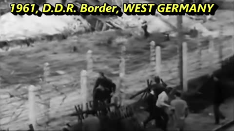 PEOPLE FLEEING EAST GERMANY with commentary by Trump