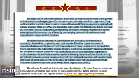 Kim Iversen - China and Russia Declare a NEW WORLD ORDER in a Released Joint Statement!