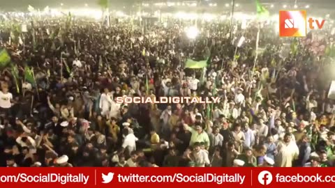 Mian Nawaz Sharif came back with huge gathering