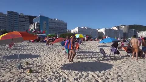 Icon Most famous beach in Brazil OMG so good , must watch