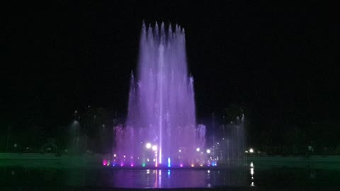 Fountain of cool water