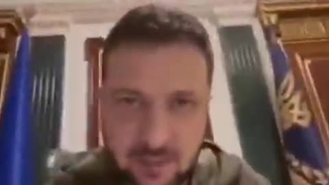 Zelensky in chiaro stato di alterazione