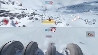 An awesome trick in an A-wing in Star Wars Battlefront.