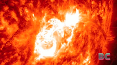 Colossal X-class solar flare erupts from Earth-facing sunspot