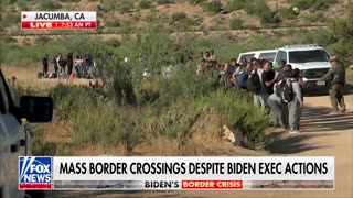 Day two of Biden's fake executive order on the border: "NO CHANGE WHATSOEVER"