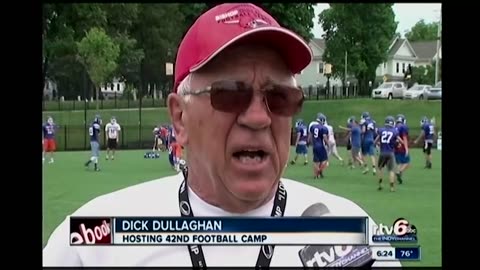 June 17, 2015 - Coach Dick Dullaghan Football Camp at DePauw University