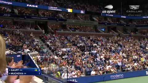 Coco Gauff vs. Karolina Muchova Highlights - 2023 US Open Semifinal