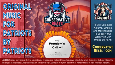 Conservative Beats - Album: All Country All America - Single: Freedom's Call ( Version 1 )