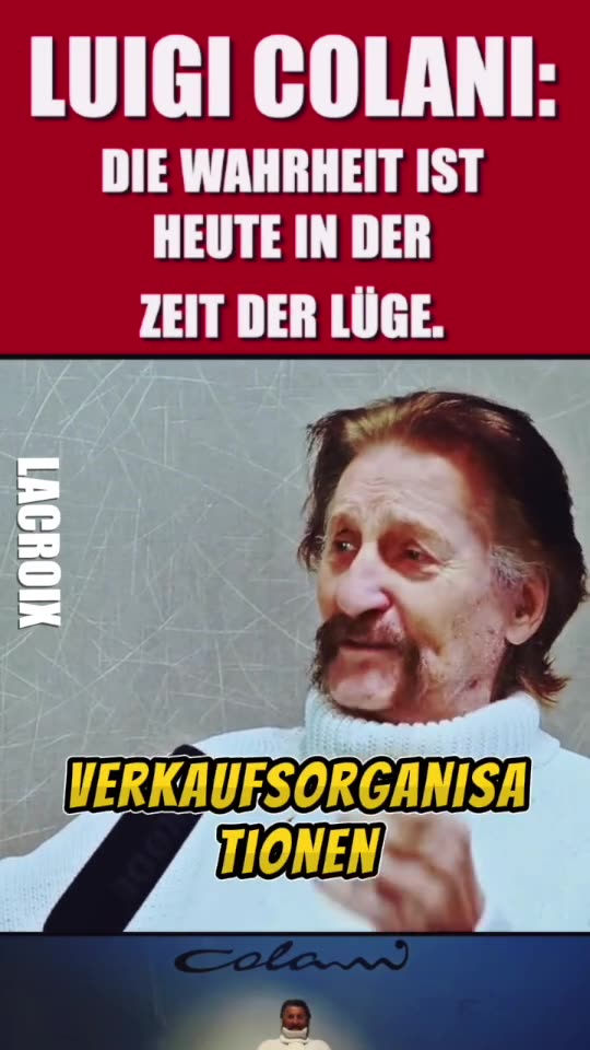 ⁣Colani über das wehrlose Volk der Deutschen...