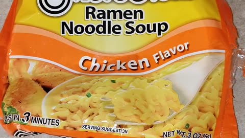 Eating Maruchan Ramen Noodle Chicken Flavor, Dbn, MI, 3/30/24