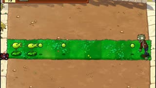 Plants vs Zombies Aventura Dia Nivel 1 1