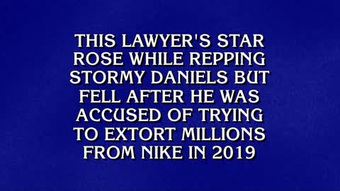 No One on ‘Jeopardy!’ Knows Who Michael Avenatti Is