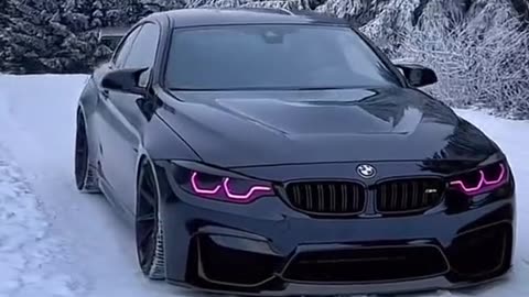 BMW BLACK With PURPLE EYES