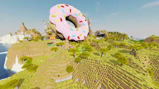 Minecraft Donut Build Schematic