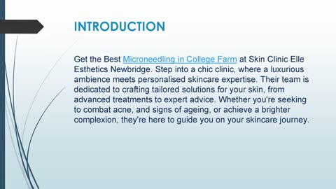 Get the Best Microneedling in College Farm