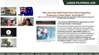 Dr. Meryl Nass on "What Do the Pandemic Agreement and IHR Amendments Really Mean?" — What Else Should I Know? | Lunas Pilipinas - 051124