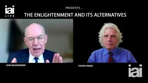 Steven Pinker vs John Mearsheimer debate the enlightenment - Part 1 of FULL DEBATE