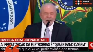 Jornalistas da CNN detonam fala de Lula sobre privatização, "Quase bandidagem"