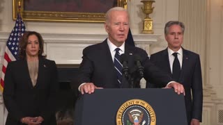 Biden: "Hamas does not stand for the Palestinian people's right to dignity and self-determination."