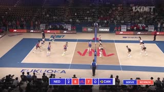 🇨🇦 CAN vs. 🇳🇱 NED - Highlights / Week 3 / Women's VNL 2024/Volleyball!