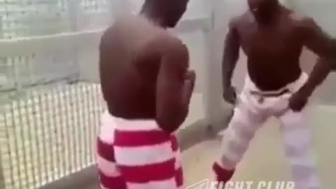 Epic jail combat!