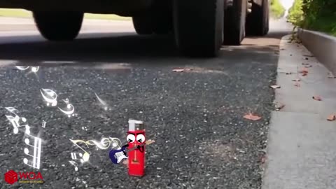 Crushing Crunchy & Soft Things by Car _ Experiment Car vs Coca Cola and Mentos