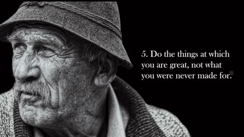 Advice From an Old Wise Man on Life