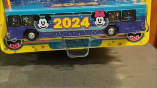 Disney Parks 2024 Diecast Toy Bus #shorts
