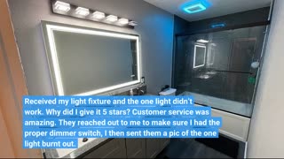 SOLFART Dimmable #Vanity Lights Bathroom Light Fixtures Led-Overview