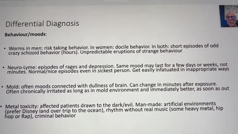 Parasites from meat (especially pork), mold and heavy metals make people woke and dark.