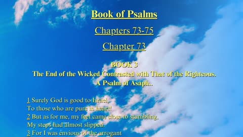 Christian Meme Video: Psalms Chapters 73 to 75 (07/07/2024)