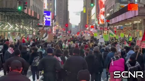 Pro-Hamas Protesters March In NYC