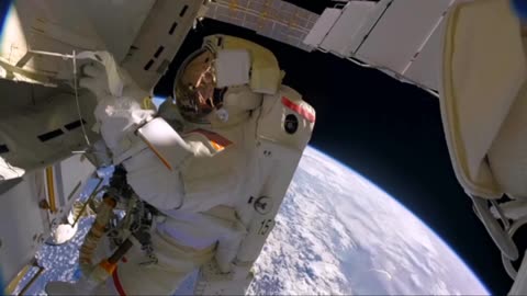 Astronauts Accidentally lose a shied in Space