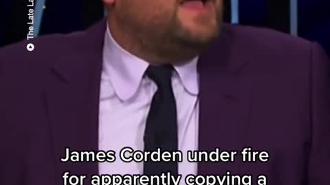 James Corden under fire for apparently copying a joke from Ricky Gervais
