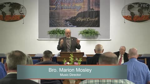 Pastor C. M. Mosley, Mistakes Jonah Made, John 1:1-3, Sunday Evening, 9/10/2023