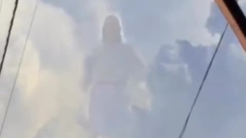 THIS LOOKS LIKE JESUS IN THE CLOUDS