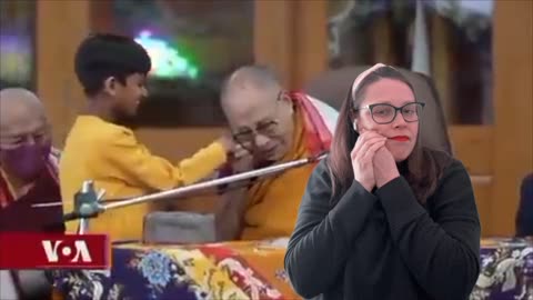 Trump Hating Dalai Lama Apologizes After He Asks Boy to Suck His Tongue