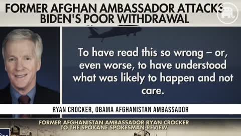 Obama Admin Officials Rip Biden Apart Over the Failed Afghanistan Withdraw in Savage New RNC Ad