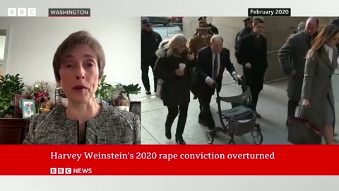 Harvey Weinstein's 2020 rape conviction overturned BBC News