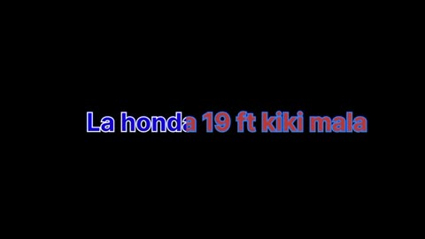 La honda 19 ft kiki mala