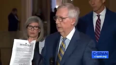 Mitch McConnell calls it a "mistake" for Tucker Carlson to release the J6 footage.