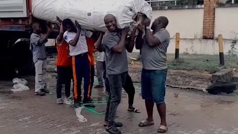 Men working for their daily bread