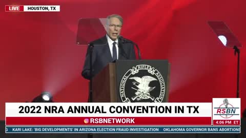 NRA's opening remarks at 2022 annual convention in Houston, Texas.