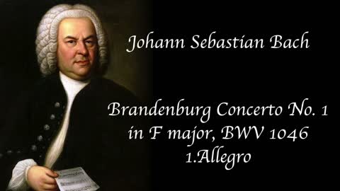 Bach - Brandenburg Concerto No. 1 in F major (1.Allegro)