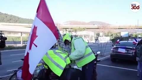 French 'freedom convoy' gets under way, inspired by Canadian protests- News 360 Tv